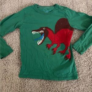Mini Boden appliqué tee with dragon, excellent condition